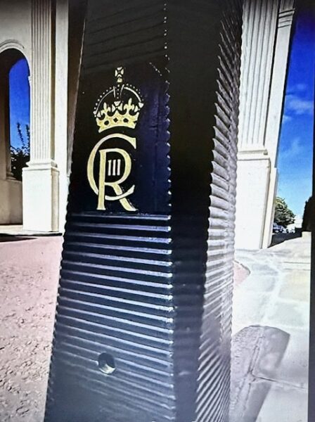 London’s First King Charles III Bollards